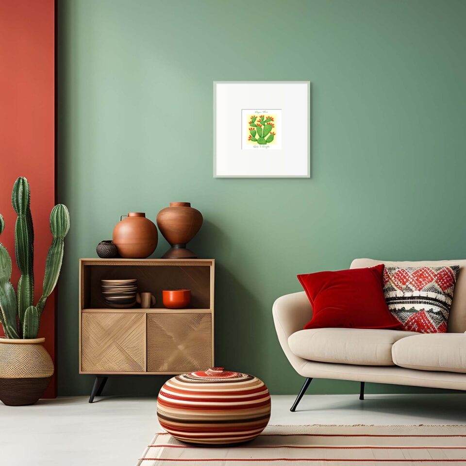 cactus fine art print wall art 2